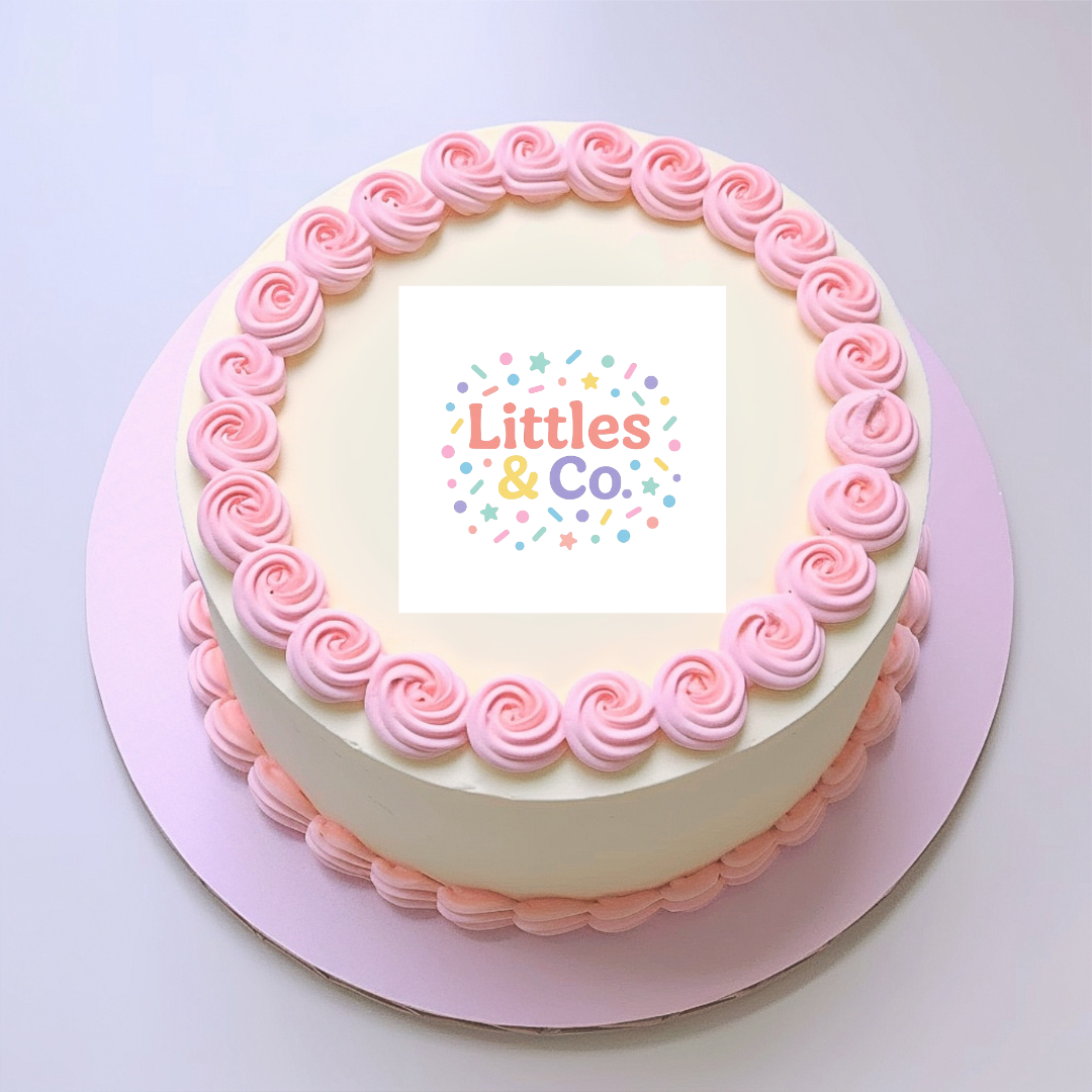 Large Personalised Logo Edible Topper