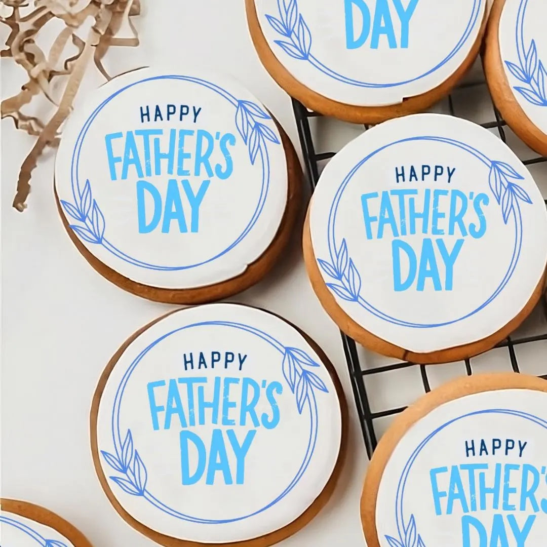 Father's Day Edible Cupcake or Drinks Topper