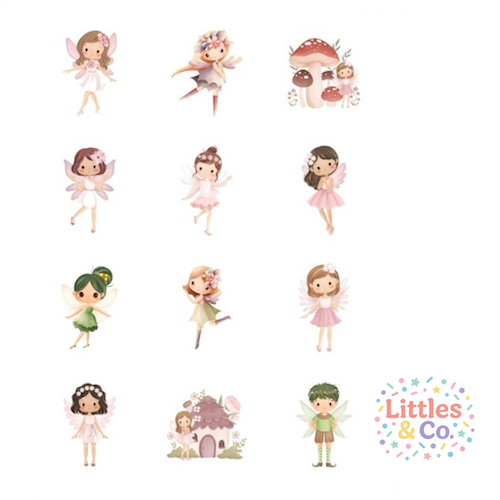 Fairy Edible Cupcake Toppers