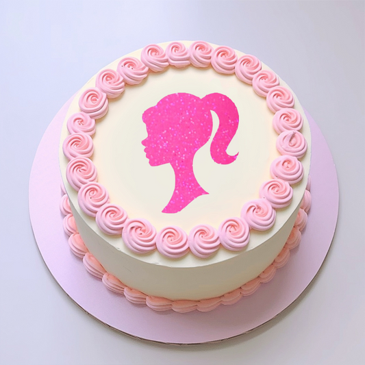 Fashion Doll Head Cake Charm