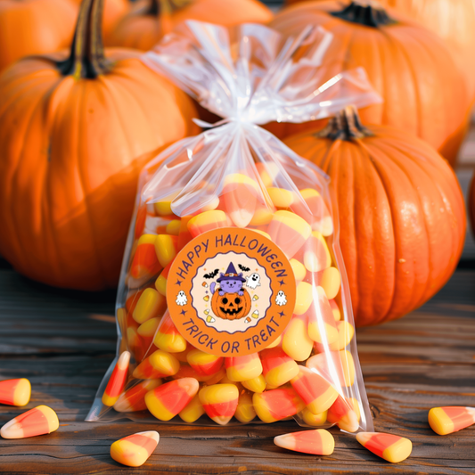 Cute Trick or Treat Halloween Stickers