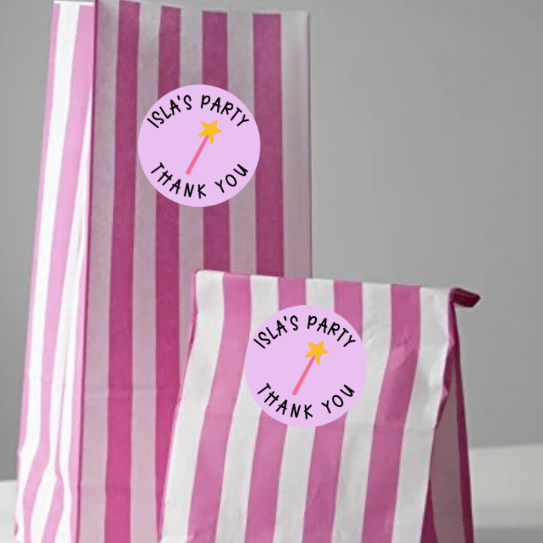 Fairy Wand Thank You Stickers