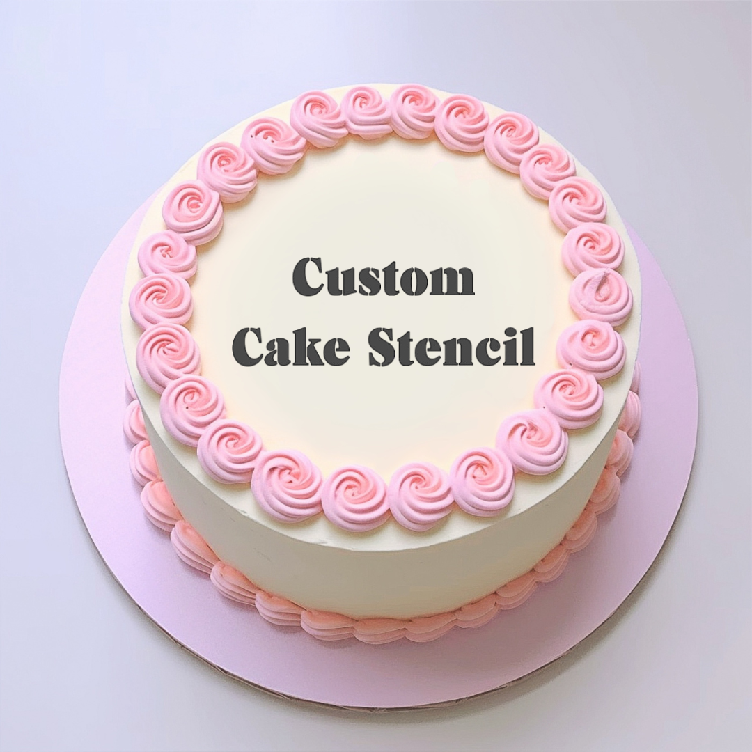 Personalised Custom Cake Stencil