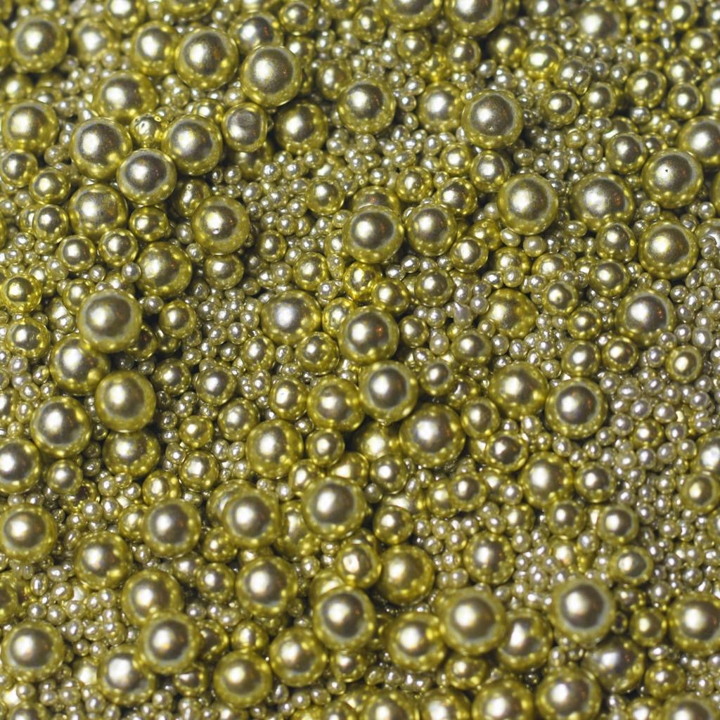 Gold Pearl Sugar Sprinkles