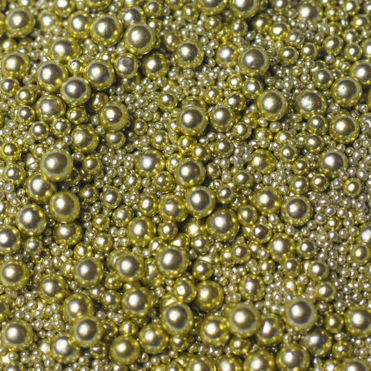 Gold Pearl Sugar Sprinkles