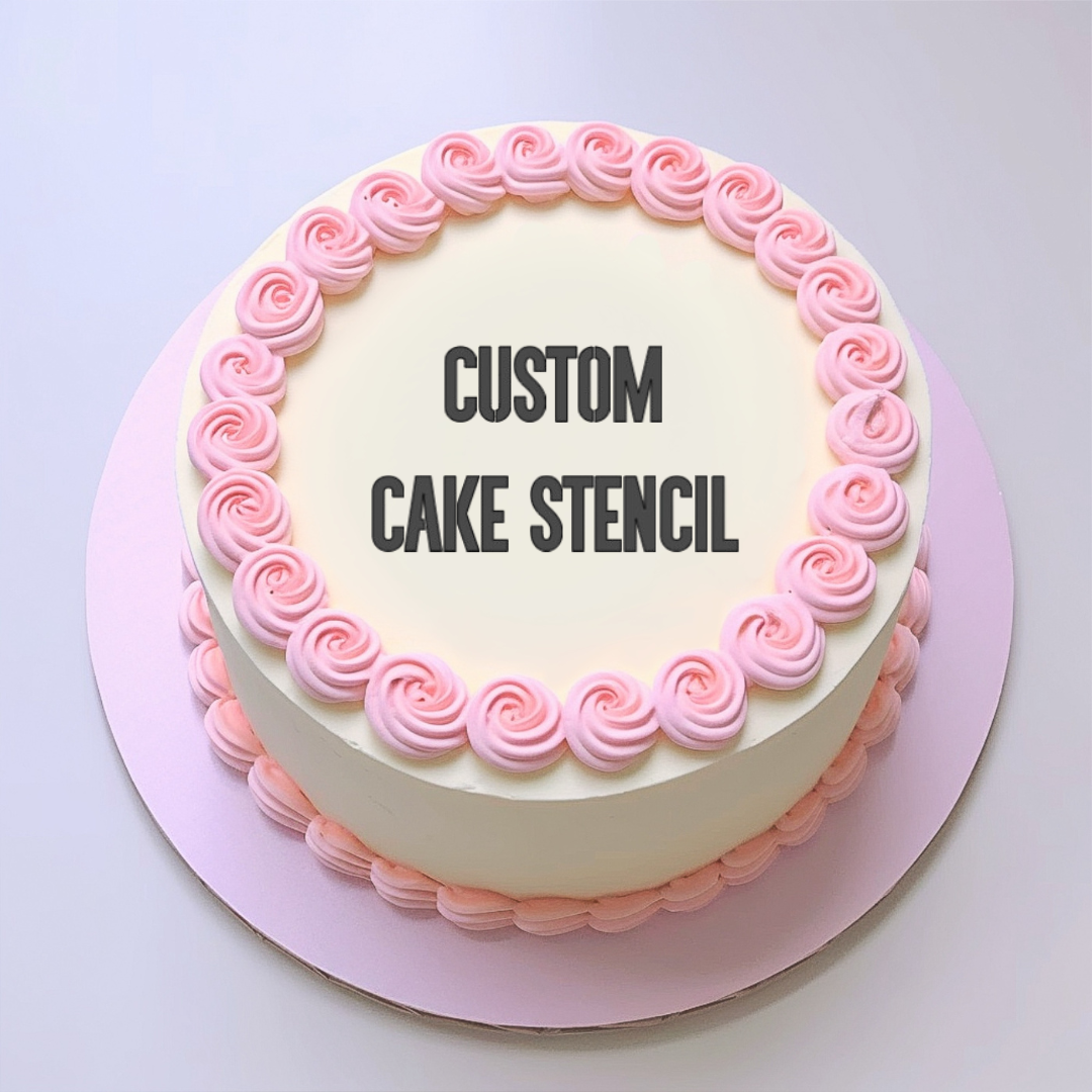 Personalised Custom Cake Stencil