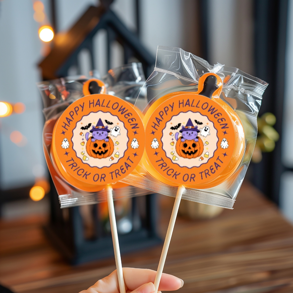 Cute Trick or Treat Halloween Stickers