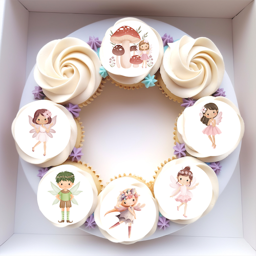 Fairy Edible Cupcake Toppers