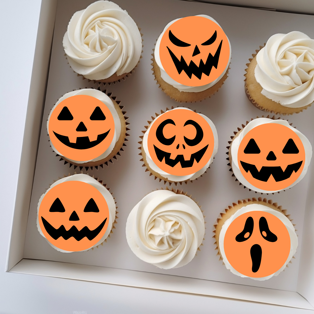 Halloween Edible Pumpkin Faces