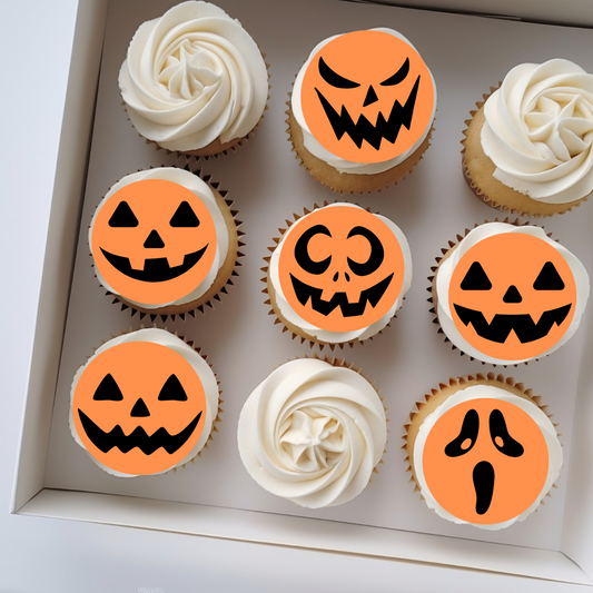 Halloween Edible Pumpkin Faces
