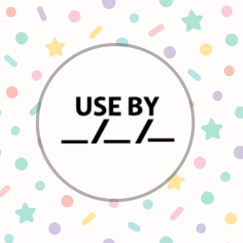 Use By Date Stickers Round