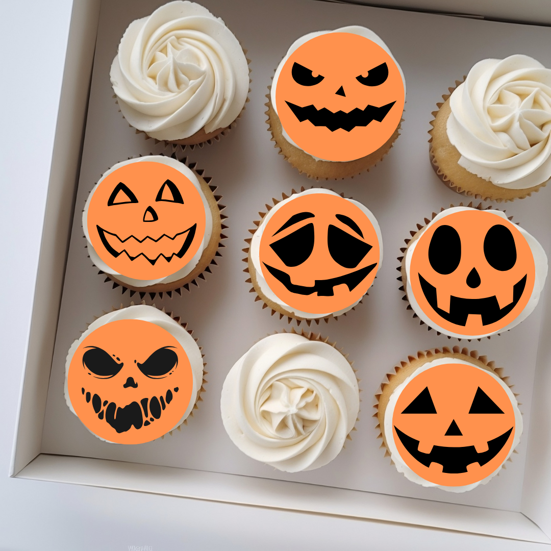 Halloween Edible Pumpkin Faces