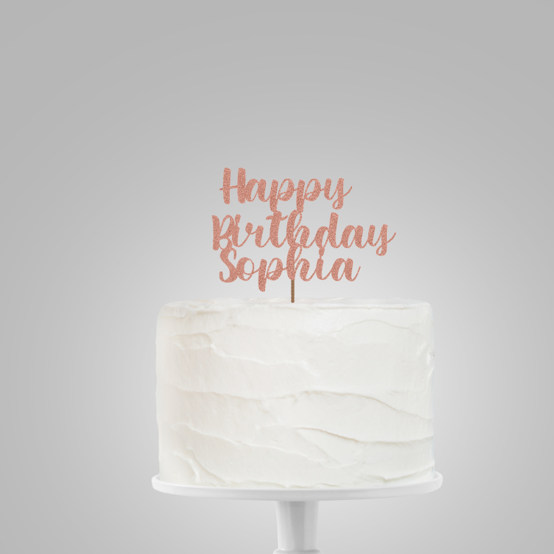 Custom Words Cake Topper