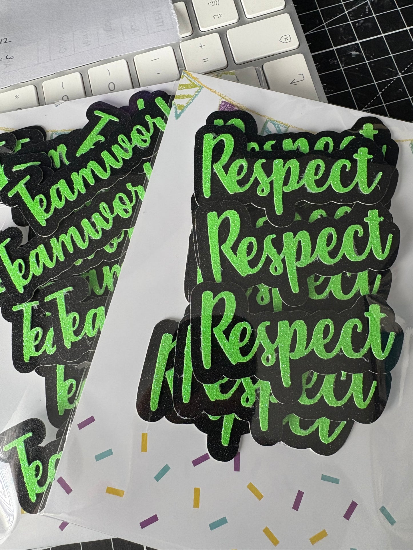 Custom Cupcake Topper on stick double layer