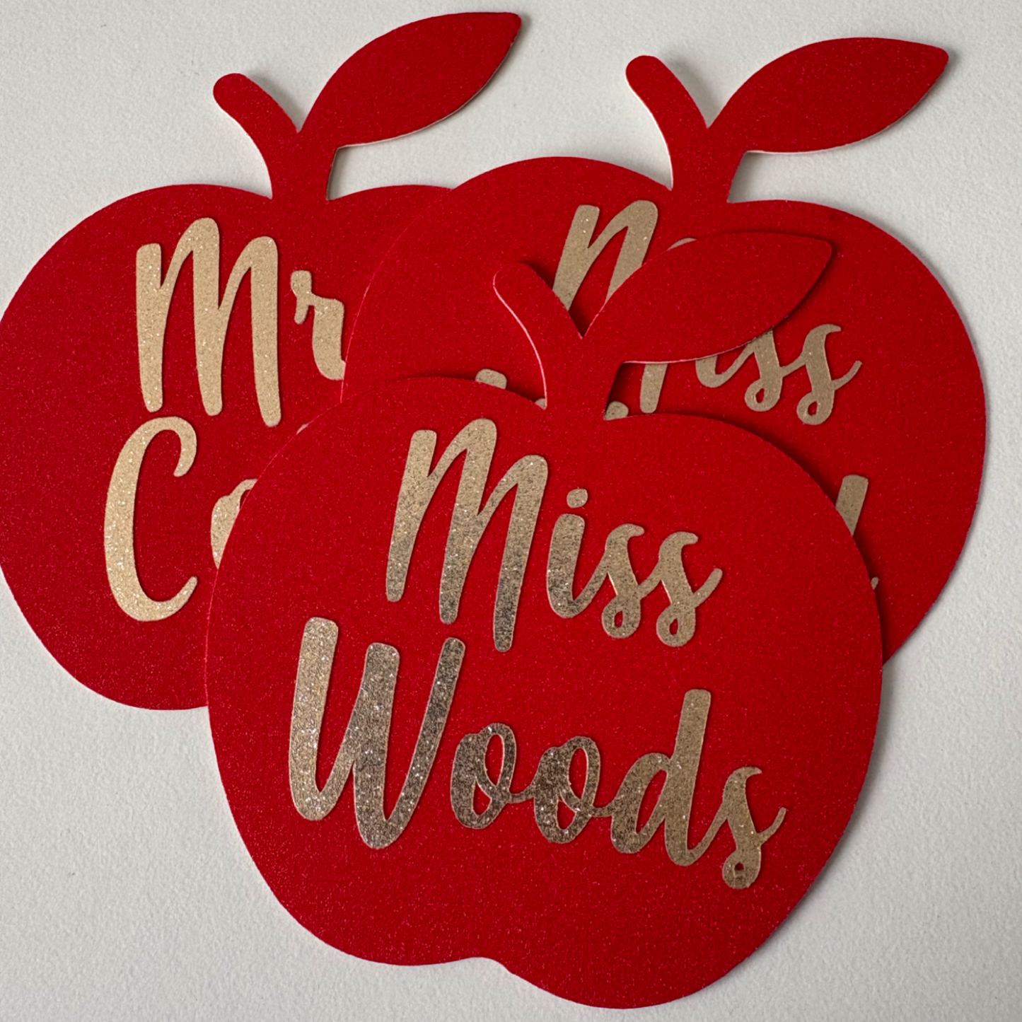 Teacher cupcake toppers