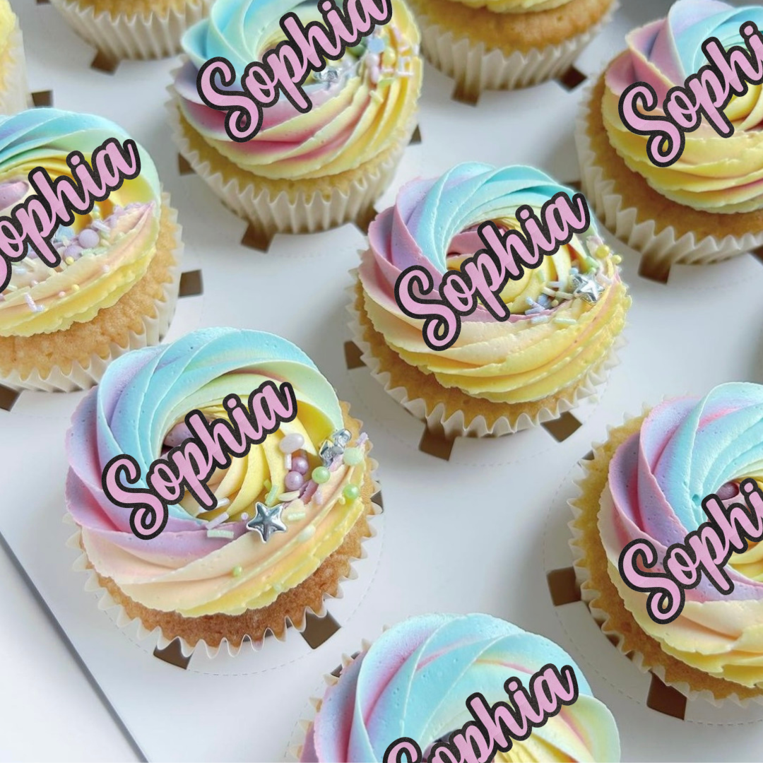 Double Layer Cupcake Charm