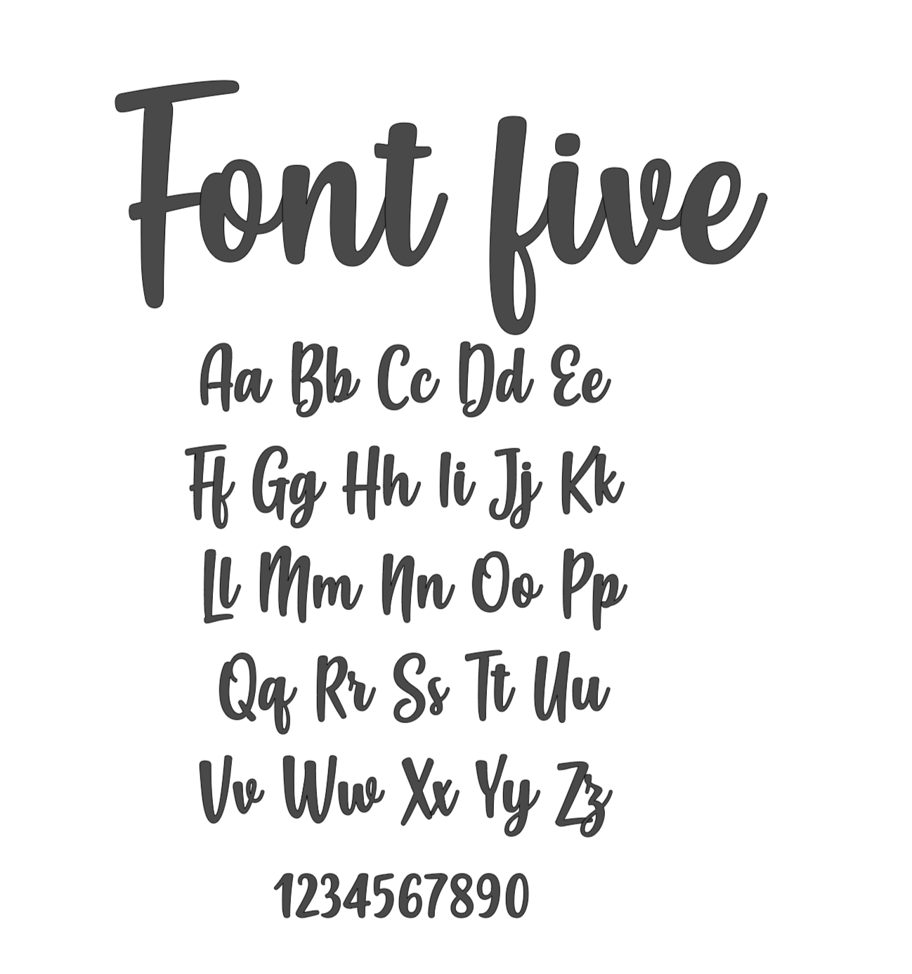 Name Cake Topper (On stick) Double Layer