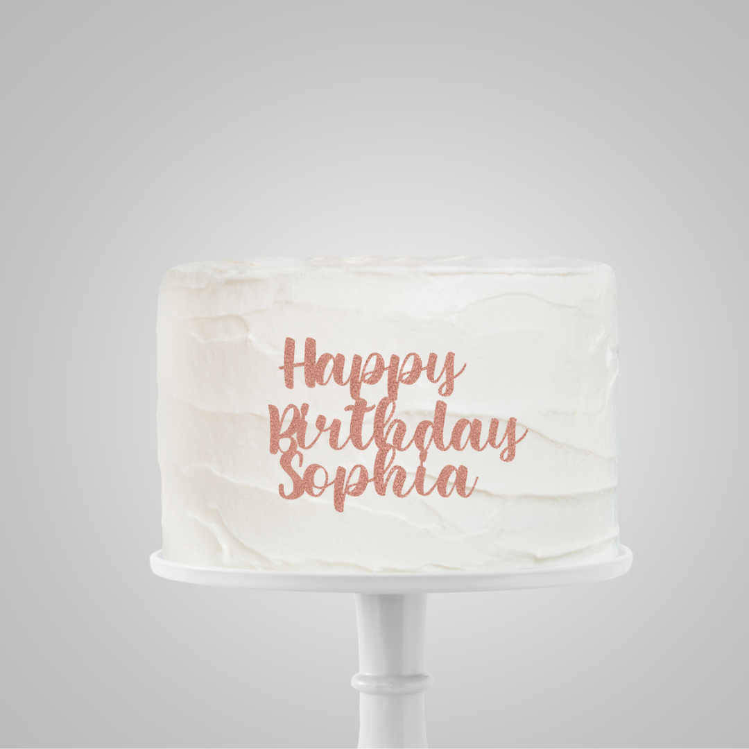 Custom Words Cake Topper