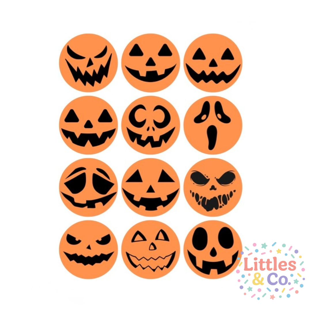 Halloween Edible Pumpkin Faces